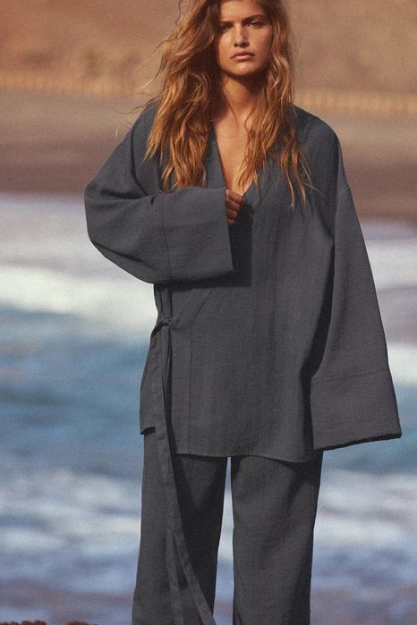 Костюм zara кимано S-M-L штаны брюки