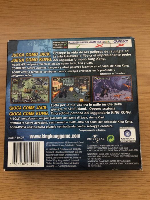 King Kong Game Boy Advance