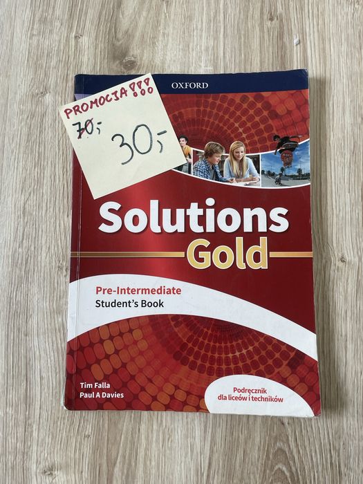 Solutions Gold Pre-Intermediate Język angielski klasa 1