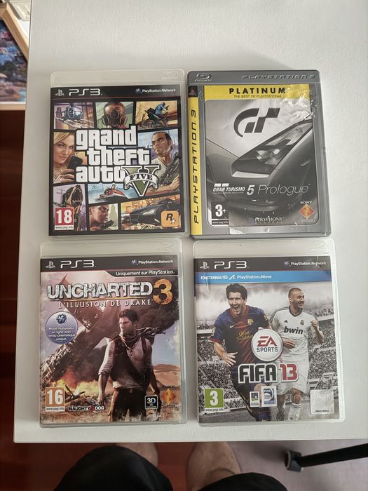 4 jogos PS3 como novos