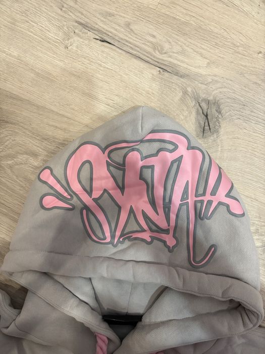 Szara Bluza Syna World z stuckerami i z bagiem