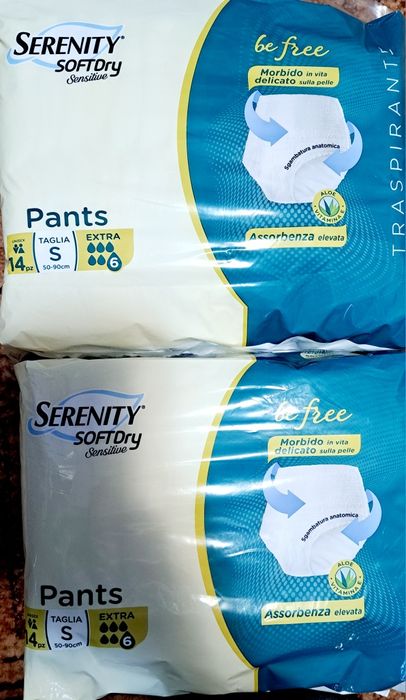 Підгузки, підгузки -трусики S, М.  Пелюшки 60×90.