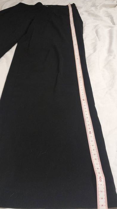 Spodnie letnie garniturowe szerokie