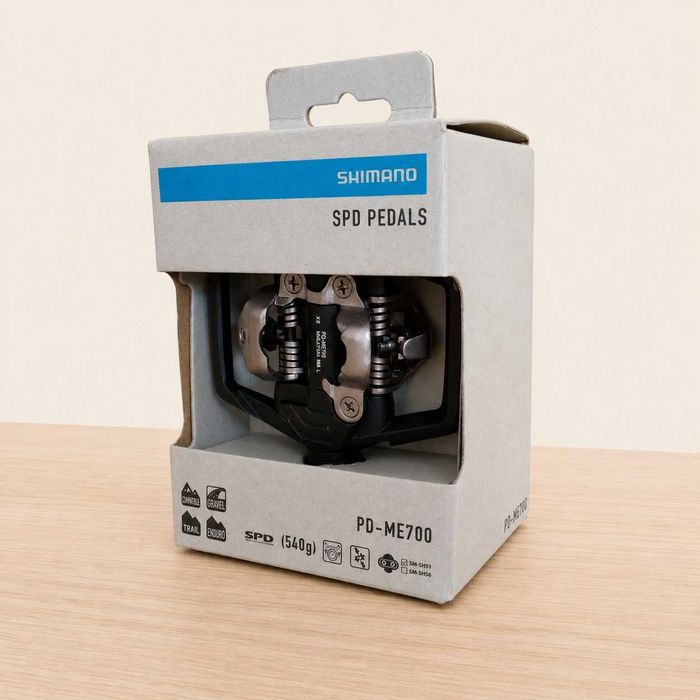Pedais Shimano PD-ME700 SPD Preto 1 Par