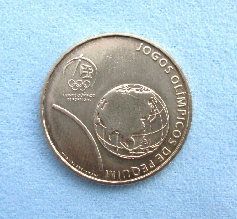 Moeda de € 2.50 Jogos Olímpicos Pequim 2008 nova