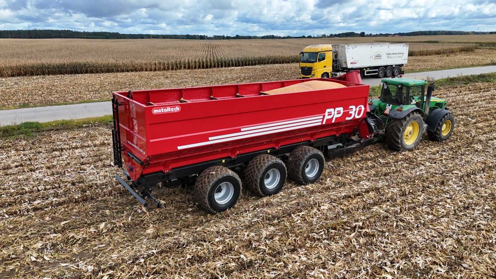 Przyczepa przeładowcza wóz przeładowczy METALTECH PP 30 | 30 ton 44 m3