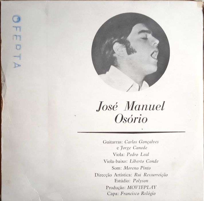 José Manuel Osório	- - - - -	José Manuel Osório	- - - - -	2 X EP