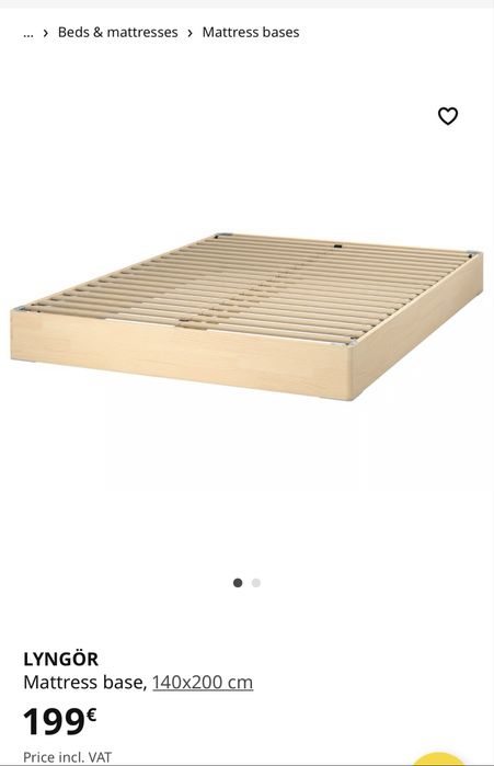 Cama com colchão IKEA