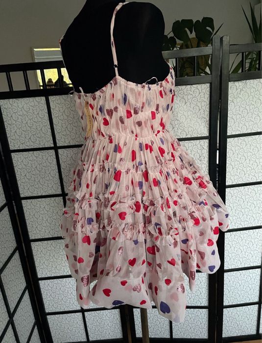 Lace & beads rozkloszowana sukienka mini xl 42 L 40