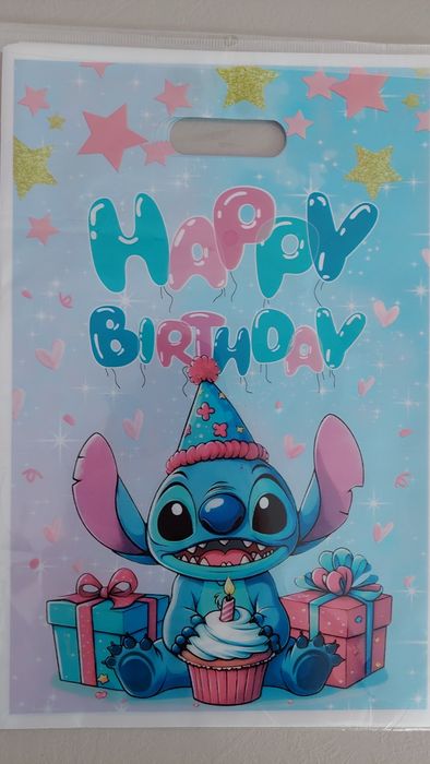 Пакети на День народження Стіч і Minni Mays Соник   30 шт