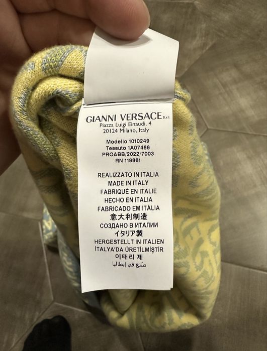 Свитер кофта gianni versace allover