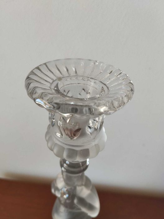 Castiçal Sagrado Coração 1960's Val Saint Lambert