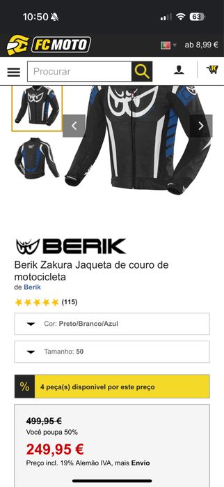 Blusão berik zakura