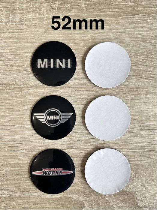 Conjunto 4 Centros Jantes Mini Cooper 54mm 56mm 60mm 65mm 68mm