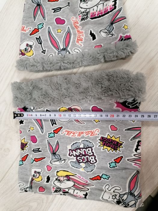 Czapka, komin komplet nowy