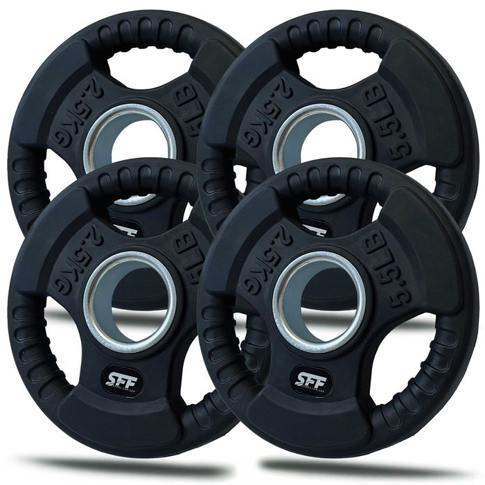 Obciążenie olimpijskie zestaw 4x2,5kg gumowane 51mm