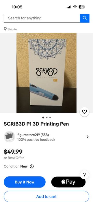 Ручка для 3D-друку SCRIB3D P1