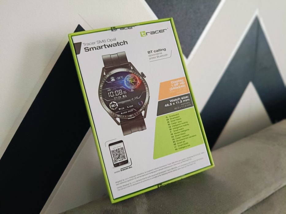 Zegarek smartwatch tracer sm06 opal nowy