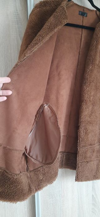 Lekkie futerko a'la płaszczyk rozm 38-40