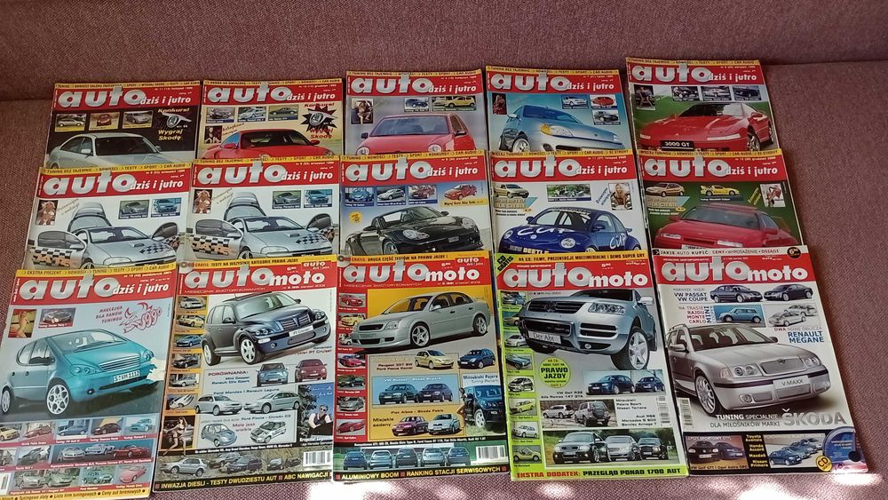 Auto dziś i jutro, Auto moto archiwalne numery