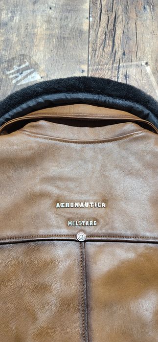 Aeronautica militare kurtka męska skóra naturalna premium XL