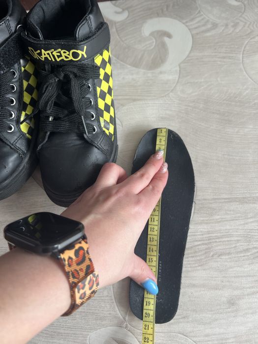 Хайтопи 31 черевики кросівки спортивная 20 см стелька