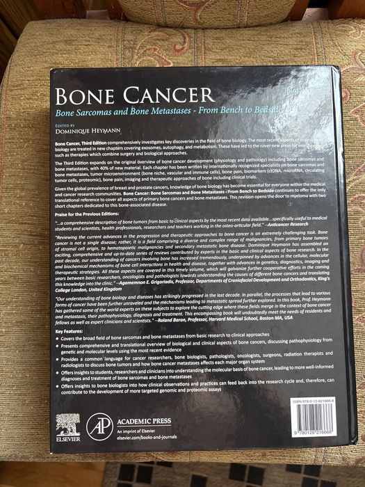 Książka,,Bone Cancer,, Third Edition-Dominiqe Heymann