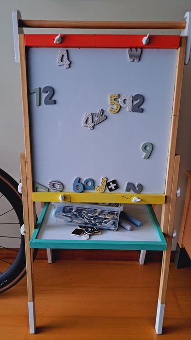 Quadro de iman e de giz