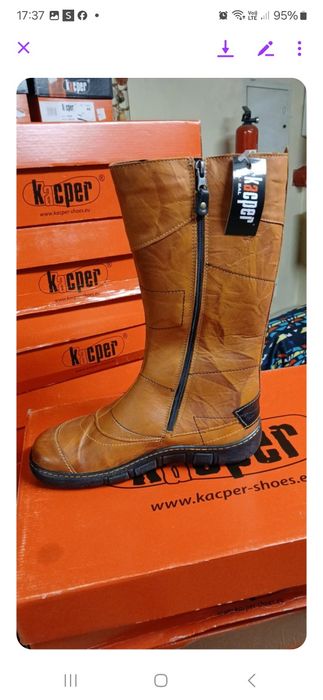 Kacper Global! kozaki Skóra! Polski Ptoducent!