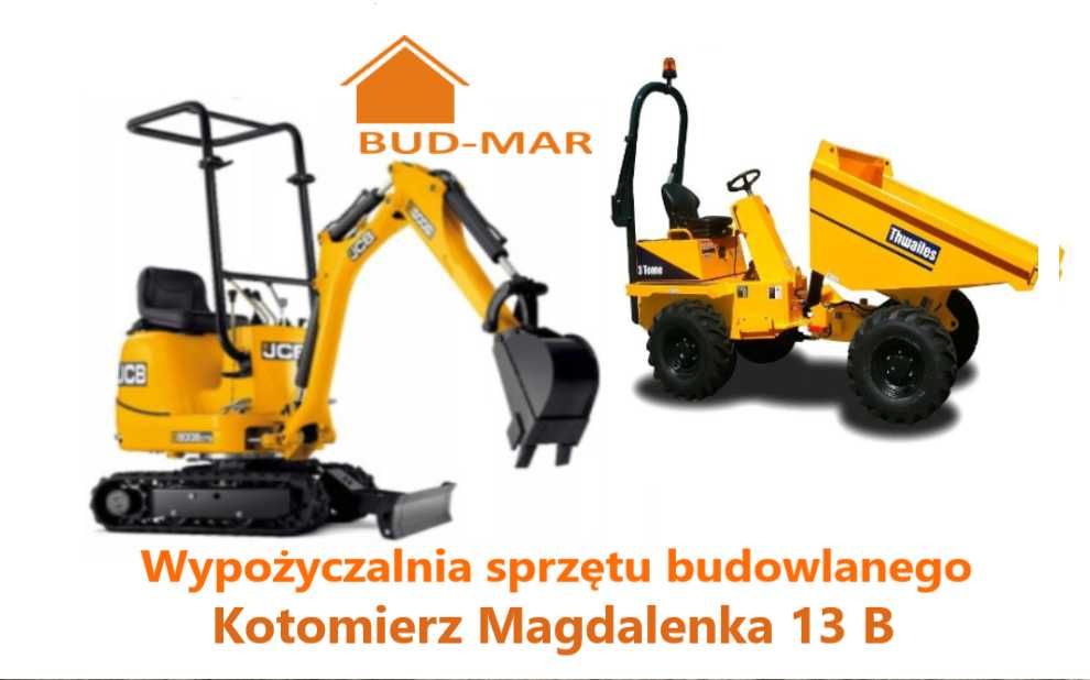 Wynajmę wynajem minikoparka mikrokoparke jcb koparka wynajem ładowarka