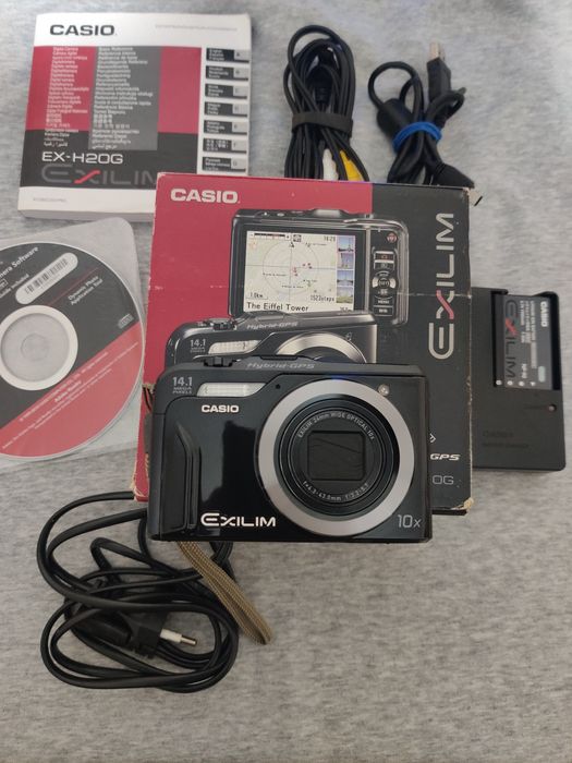 Casio Exilim EX-H20G Hibrid-GPS фотоапарат фотокамера