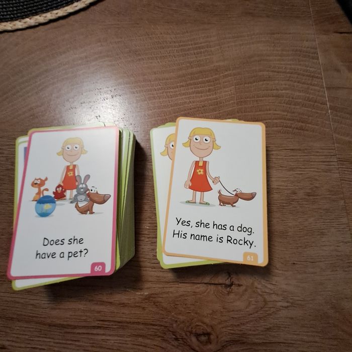 Karty obrazkowe Angielski