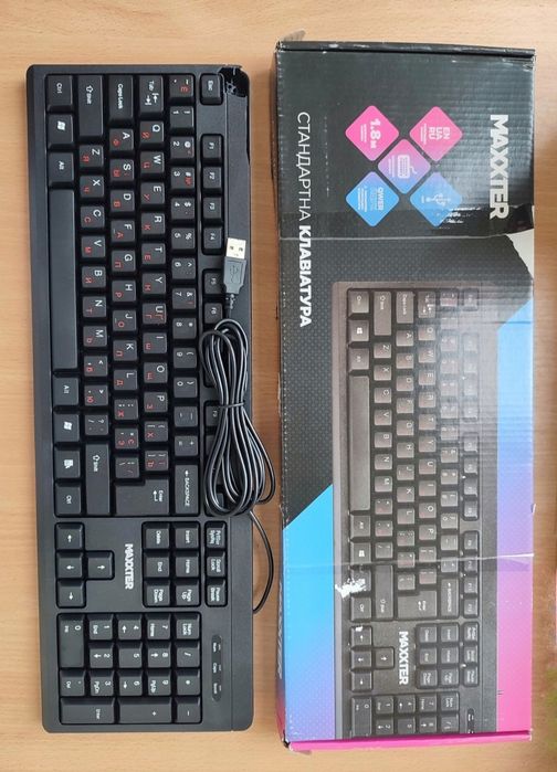 Клавіатура Maxxter KB-112-U нова уцінка