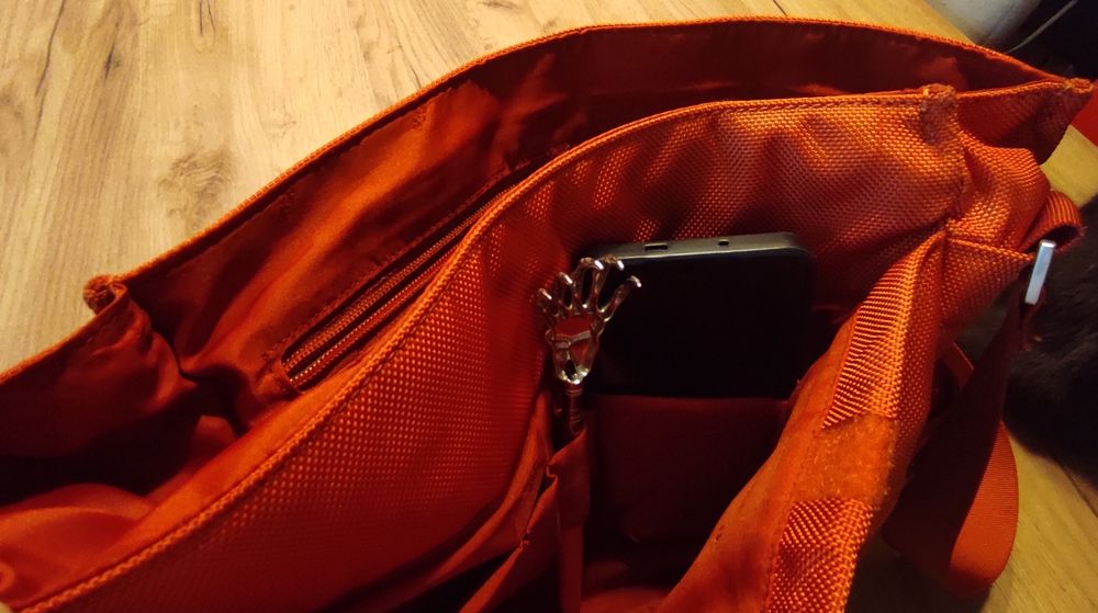 NAVA torba na ramię A4 komputer plus pomarańczowa