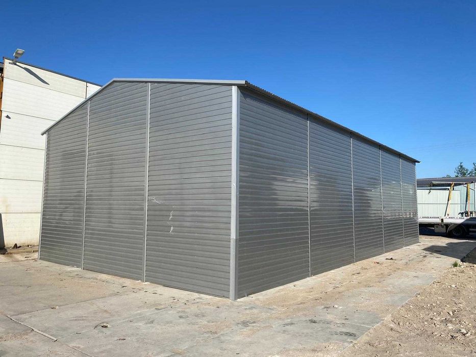 Garaż blaszak 6x8 PRODUCENT RÓŻNE Garaż blaszany Magazyn 6x10 8x8 5x7 6x6 7x7 6x9 7x9 5x10 Duży garaż blaszak na wymiar zamówienie Wiata hala Garaż