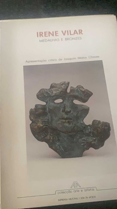 livro irene vilar medalhas e bronzes coleção arte e artistas