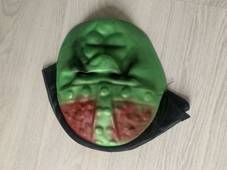 Zielona maska halloween