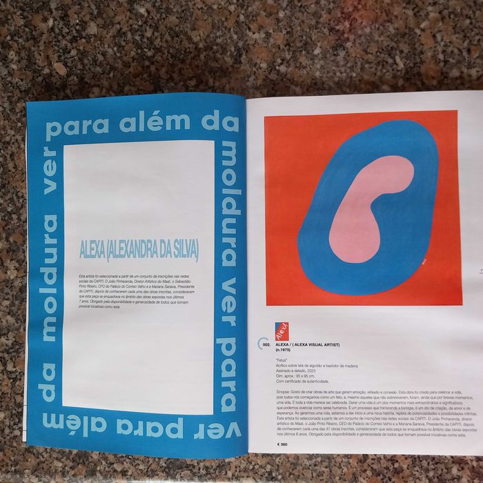 Arte contemporânea autoral de luxo acrílico e grafite sobre tela 70x120cm by AlexA