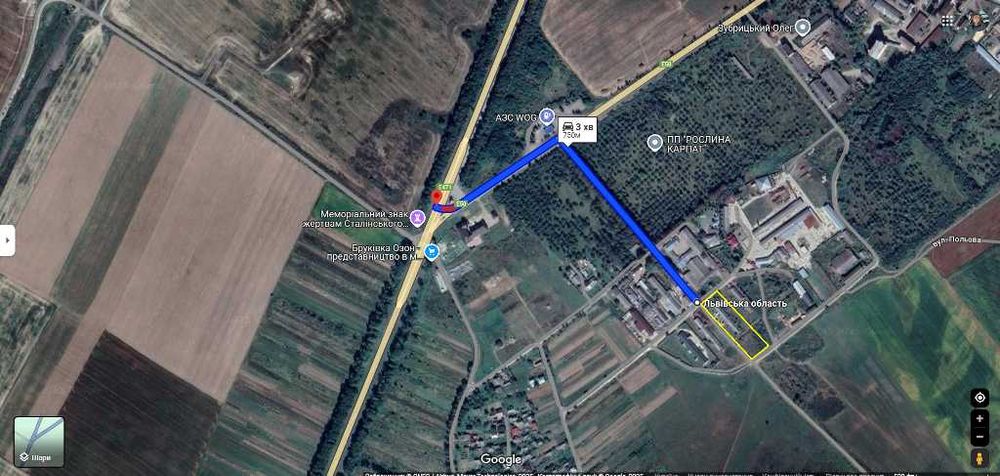 Приміщення на околиці м. Стрий біля міжнародної автотраси Київ-Чоп.