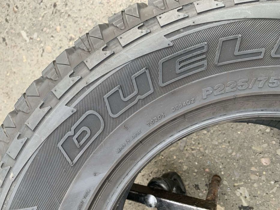 Шини нові 225/75 R15 Bridgestone всесезон