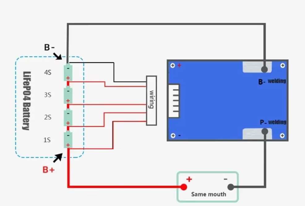 Плата захисту BMS LiFePO4 LiitoKala 4S 12V 200A