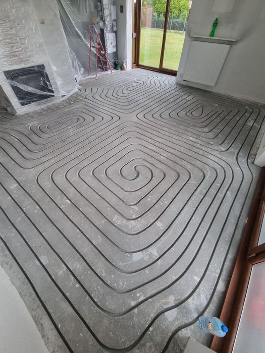 Frezowanie pod ogrzewanie podłogowe