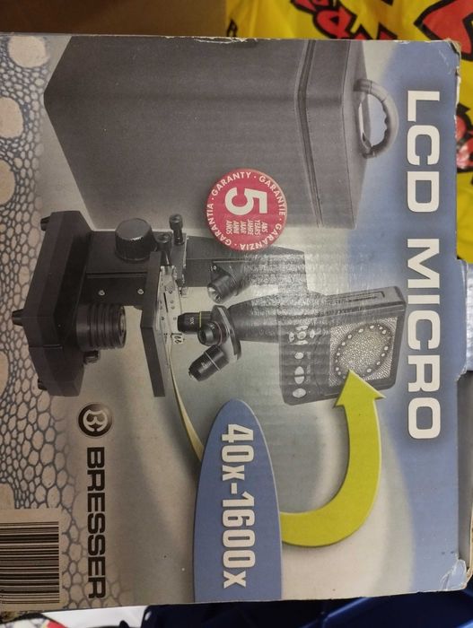 Bresser Microscope 40x 1600 x NEW novo Never used in box