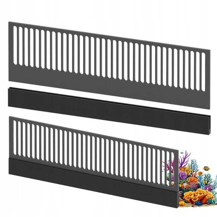 Grzebień przelewowy do akwarium sump- Kieszeń Płaski Cena za 1cm