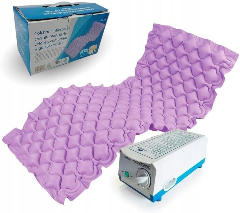 Mobiclinic Mobi 1 Materac Przeciwodleżynowy Różowy 200x90cm Komfortowy