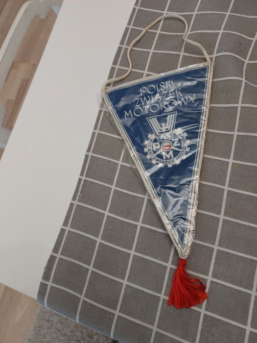 Proporczyk flaga godło Polski Związek Motorowy