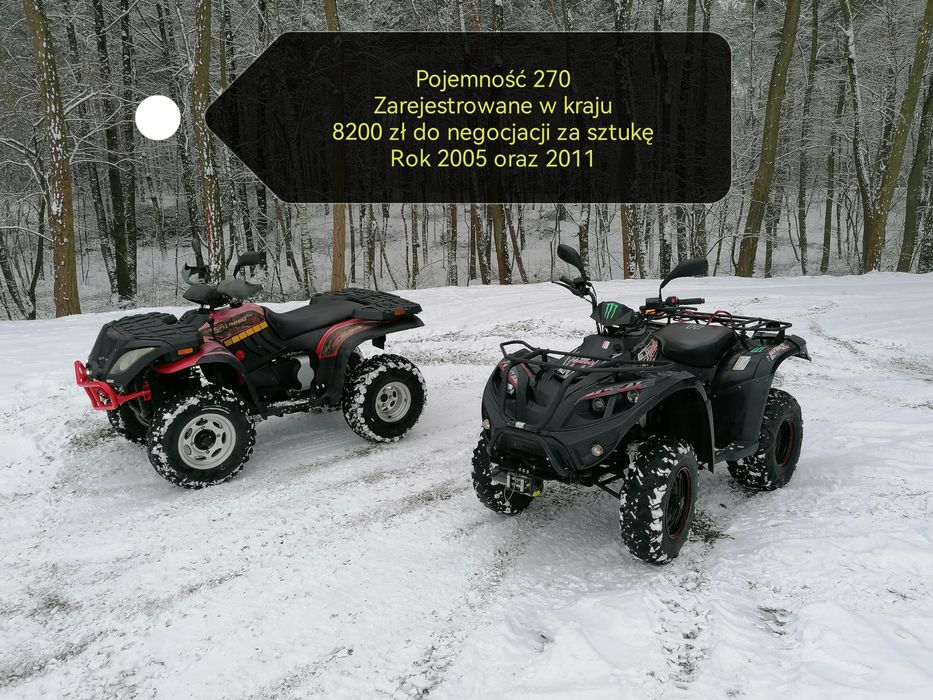 Quad ZAREJESTROWANY Linhai 270 L7e Kat B