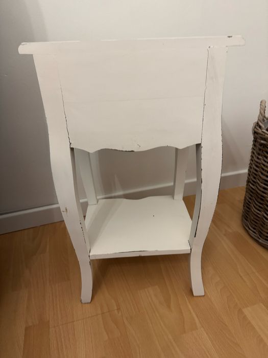 Miloo Home stolik Fiorella 40x31x68 cm biały