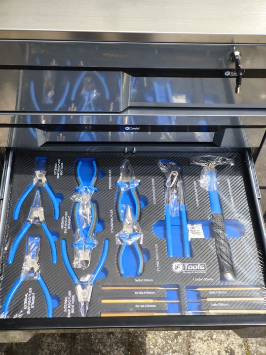 Carrinho de Ferramentas 12 Gavetas 10 completas XXL bancada metal