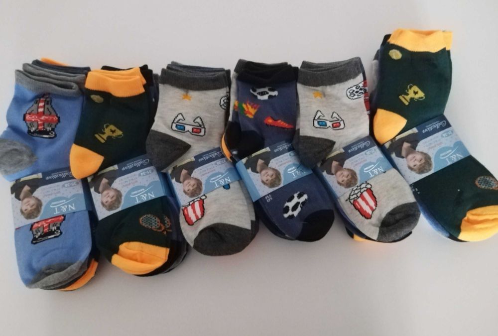 Nowy zestaw skarpetek 31-34 skarpetki chłopięce